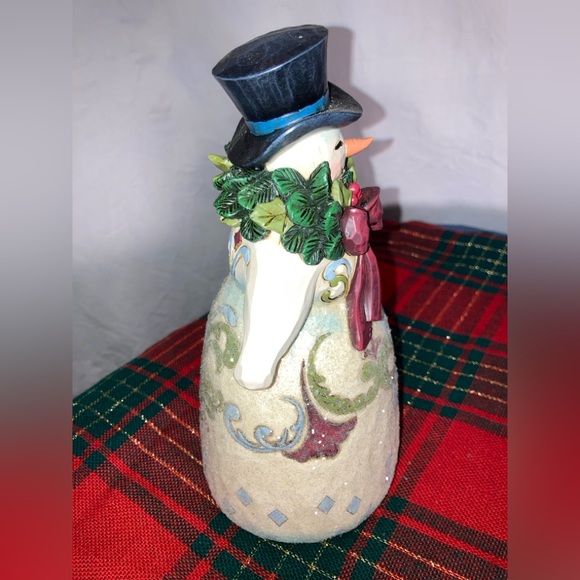 Jim Shore Heartwood Creek Collection Victorian Snowman "Be Joyful Always" - Picture 5 of 9